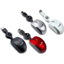 Mouse Genius USB Retractil